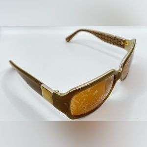 Coach Delphine Brown Oval Sunglasses Frames Only